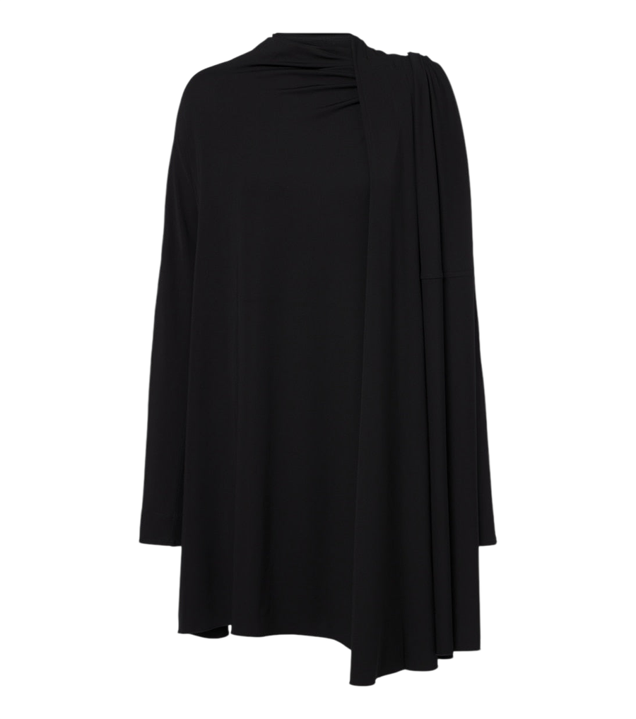Toteme Draped scarf-detail jersey minidress