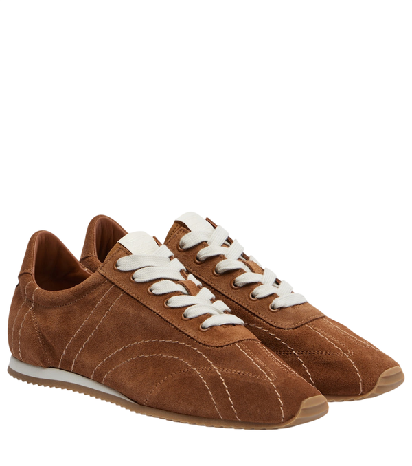 Toteme Flex suede sneakers