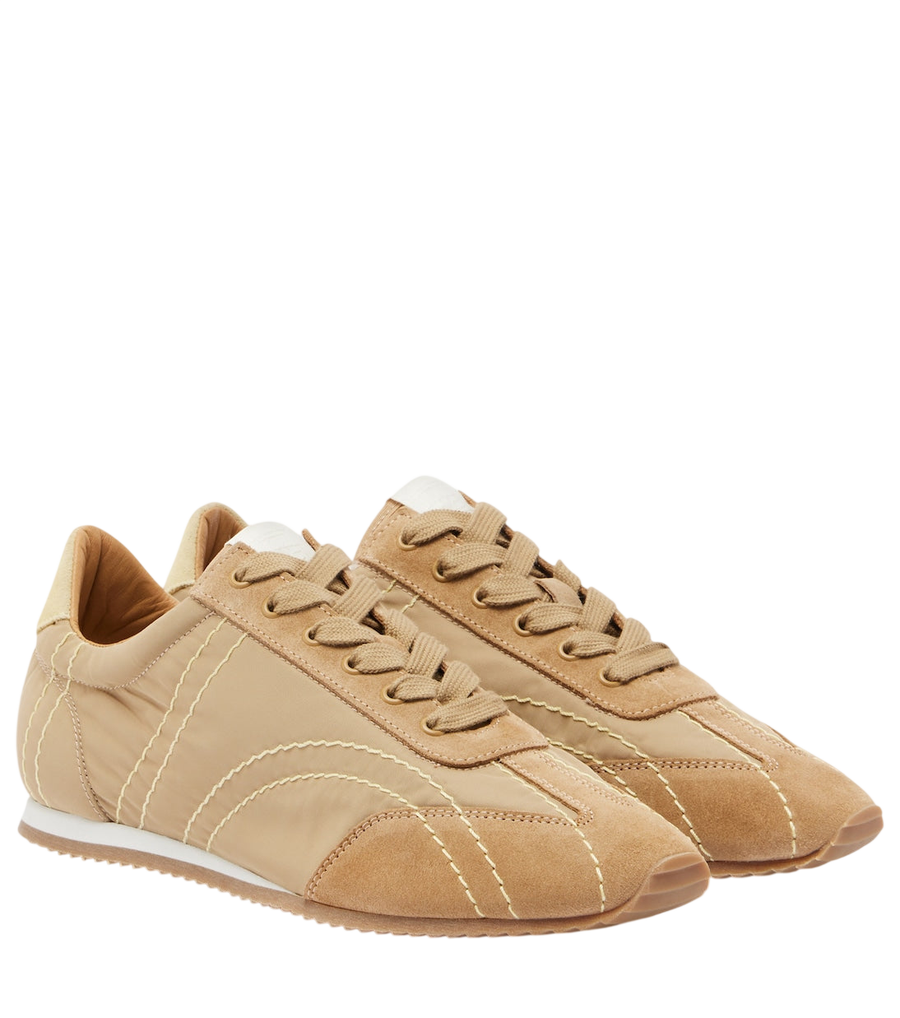 Toteme Sneakers Flex con finiture in pelle scamosciata