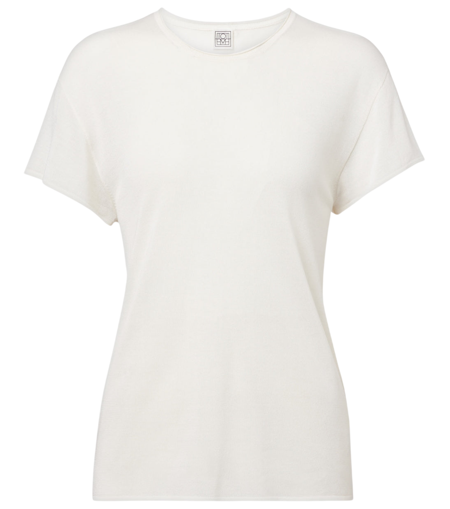 Camiseta de punto de seda de Toteme