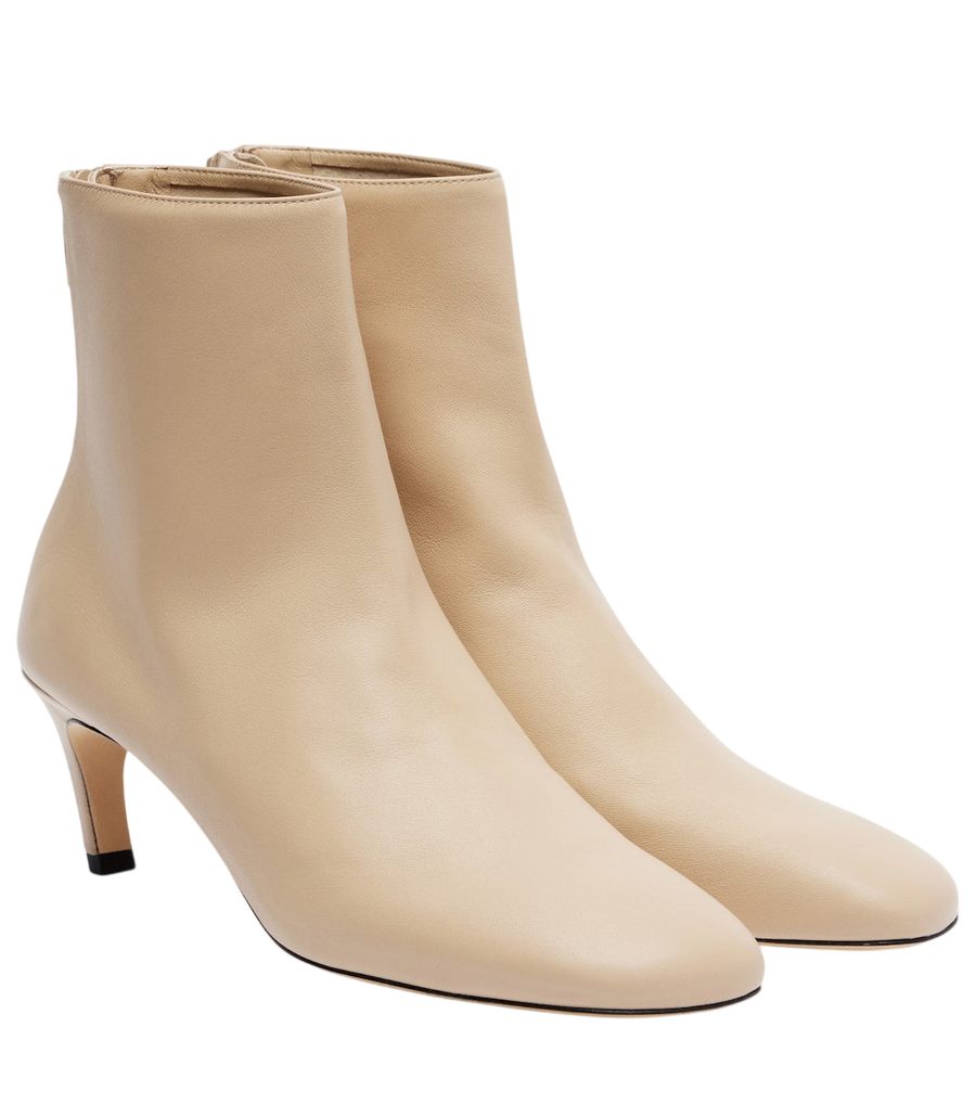 Toteme Leather ankle boots