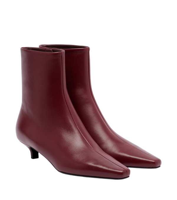 Toteme Leather ankle boots