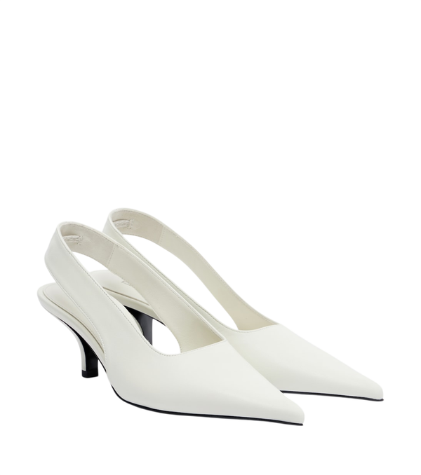 Toteme Leather slingback pumps