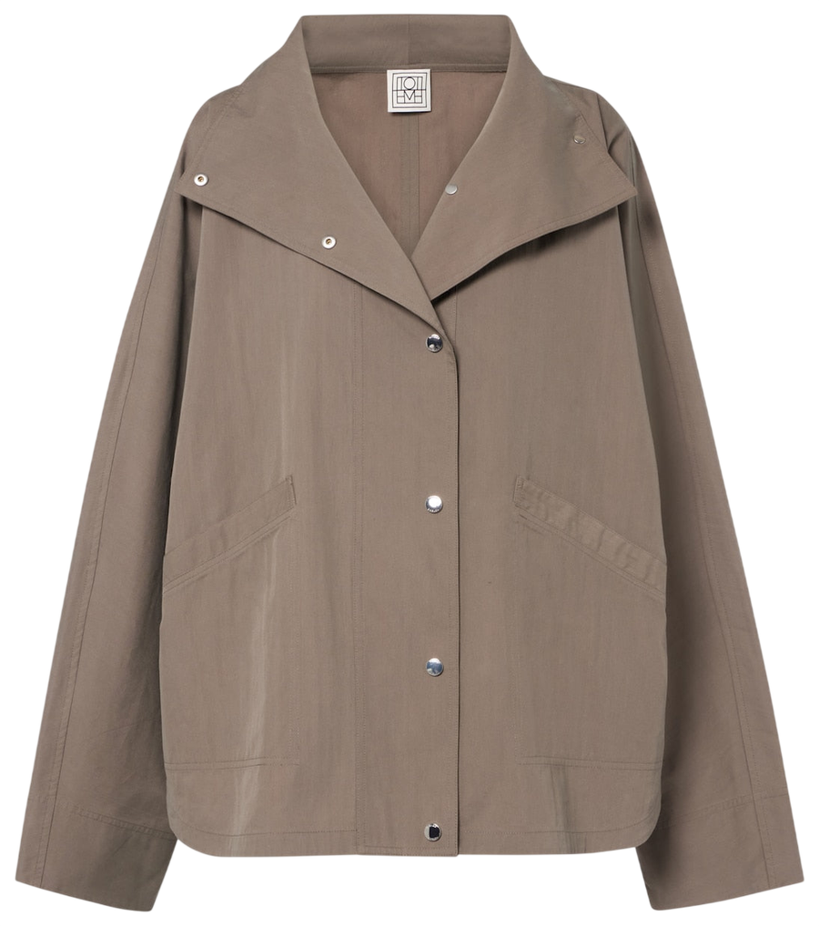 Toteme Oversized cotton-blend jacket