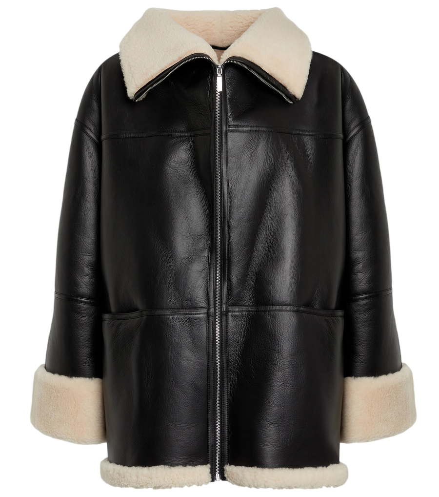 Toteme Oversized shearling jacket