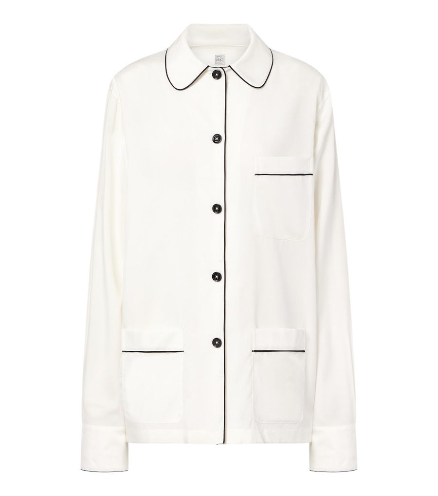 Toteme Oversized silk shirt