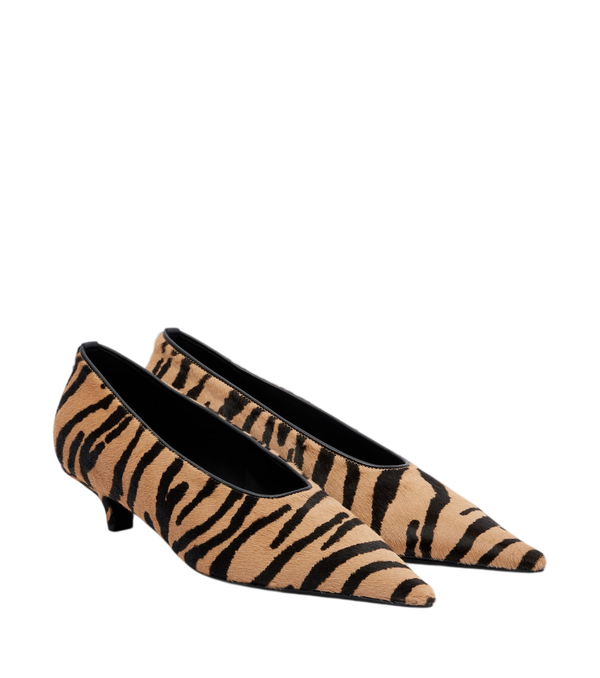 Toteme Sapatos de salto alto em pelo de vitelo estampado