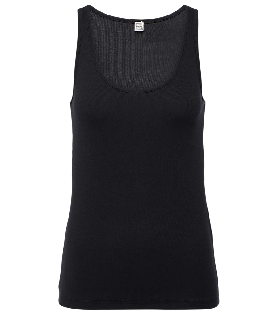 Débardeur en jersey de coton côtelé Toteme
