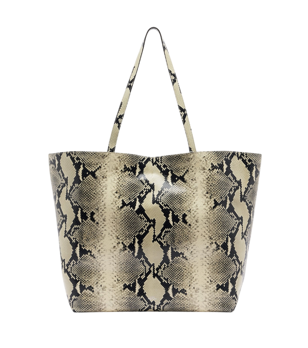 Toteme Roam Large snake-effect leather tote bag