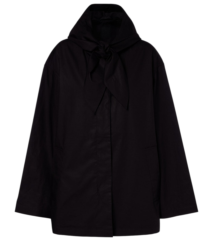 Toteme Scarf-detail cotton jacket