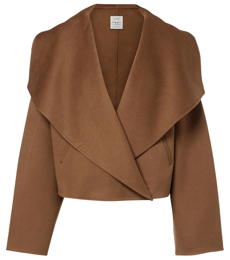 Toteme Signature cropped wool doublé jacket