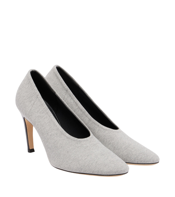 Zapatos de salón tipo slip de jersey Toteme