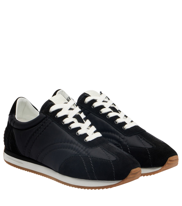 Toteme Sport suede-trimmed sneakers