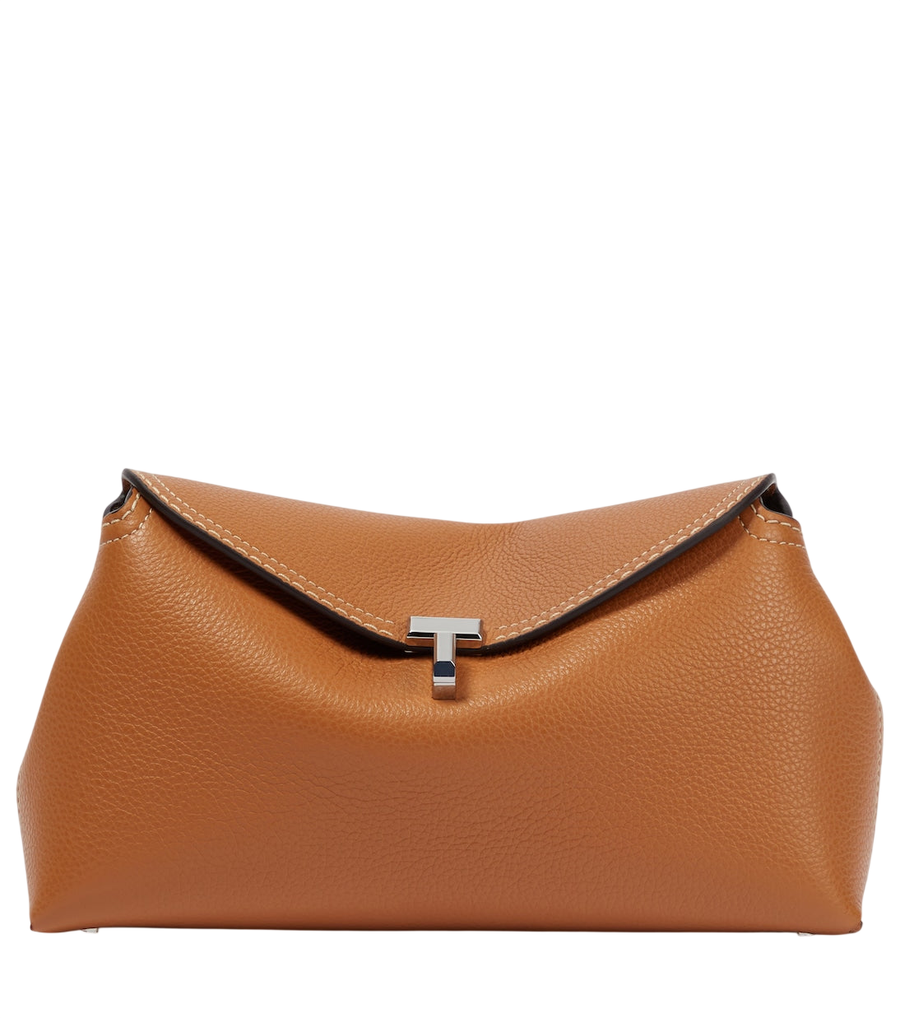 Pochette en cuir T-Lock Toteme
