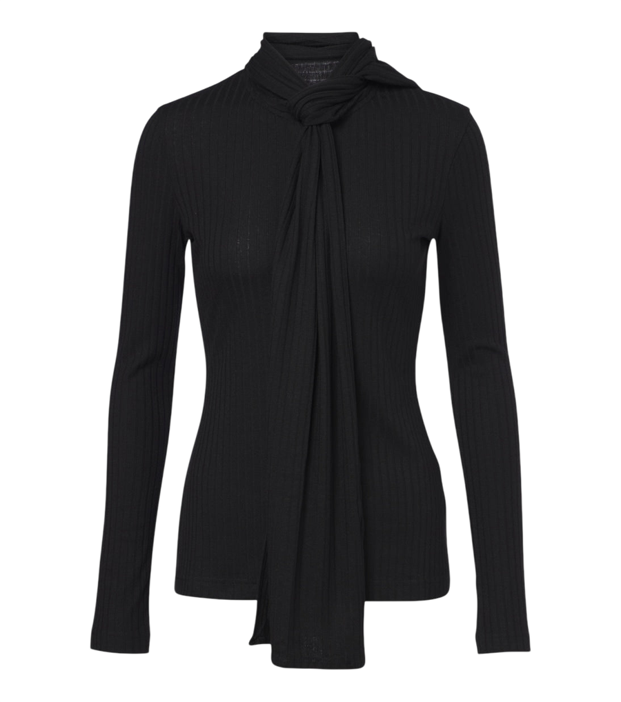 Toteme Tie-neck jersey cardigan