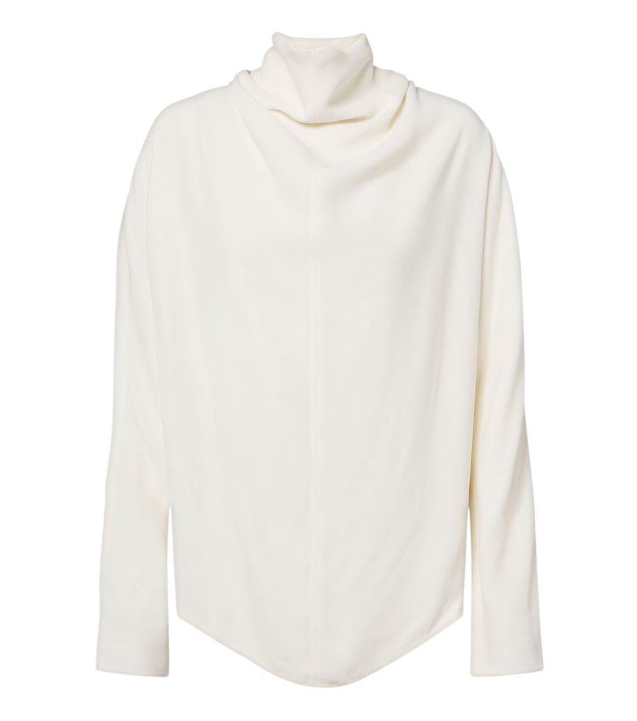 Toteme Tie-neck satin blouse