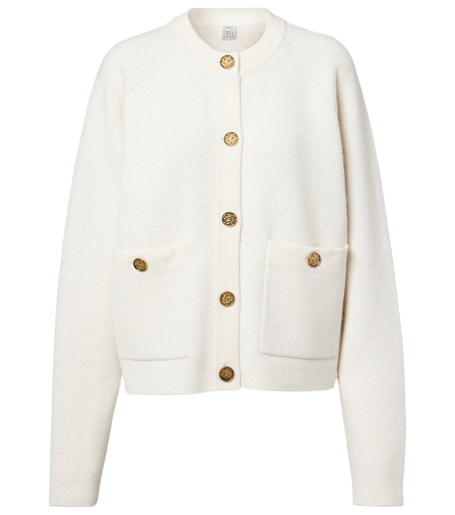 Toteme Wool and cashmere-blend cardigan