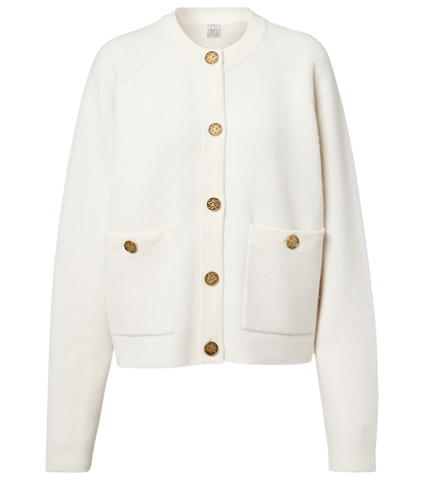 Toteme Wool and cashmere-blend cardigan