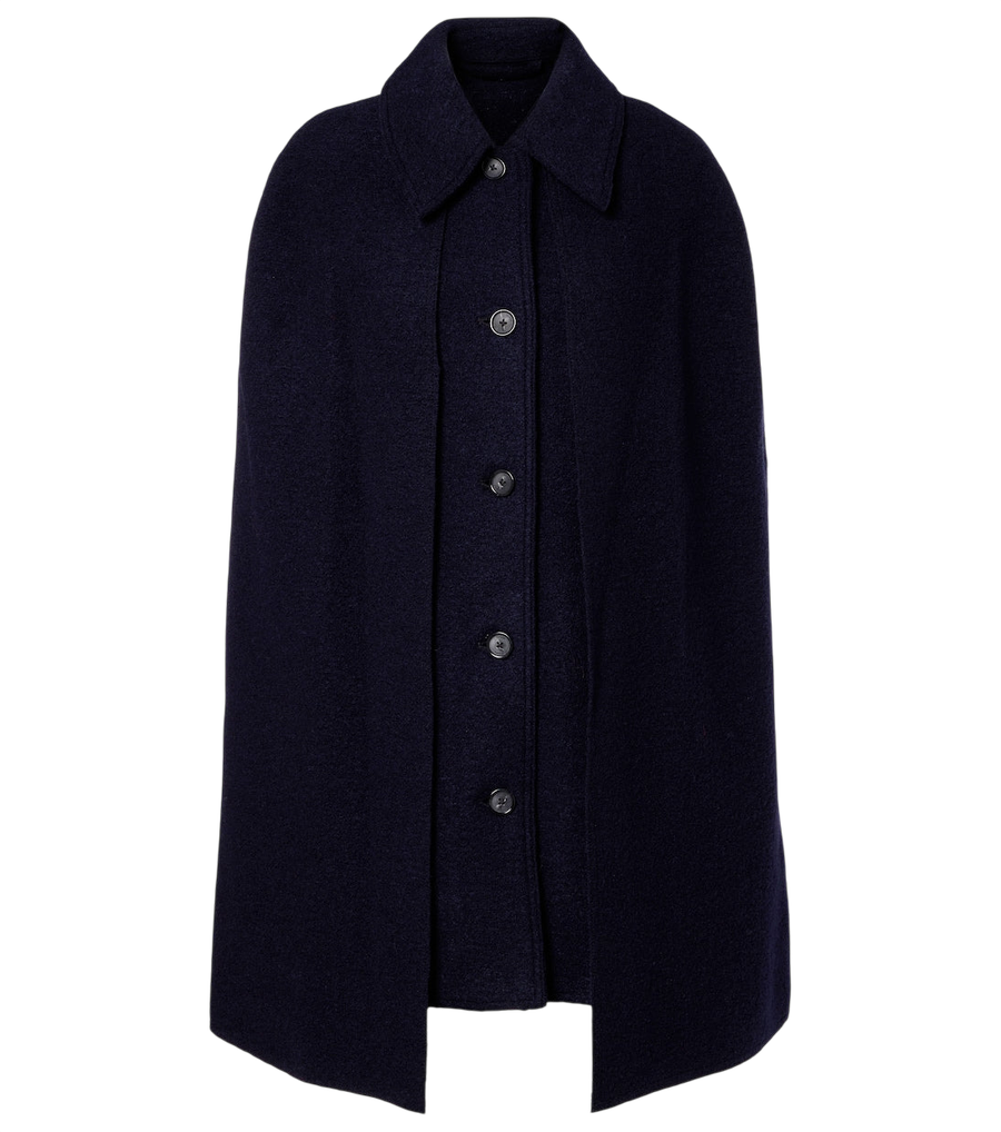 Toteme Wool bouclé cape