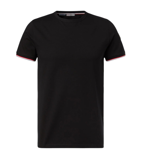 Tricolor cotton-blend jersey T-shirt