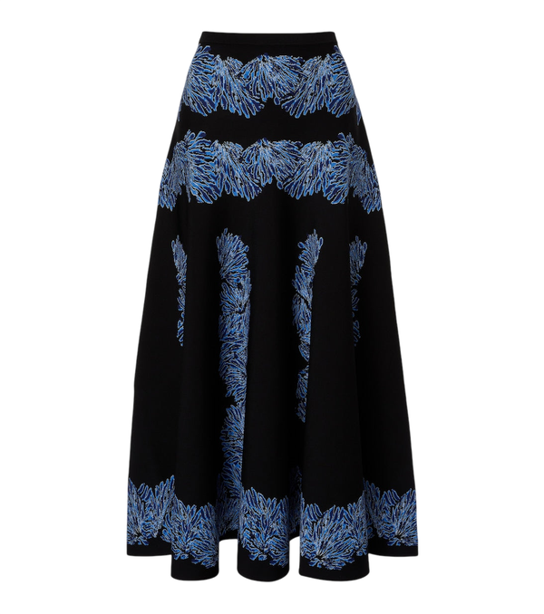 Ulla Johnson Gonna midi in jacquard lavorato a maglia Alessia