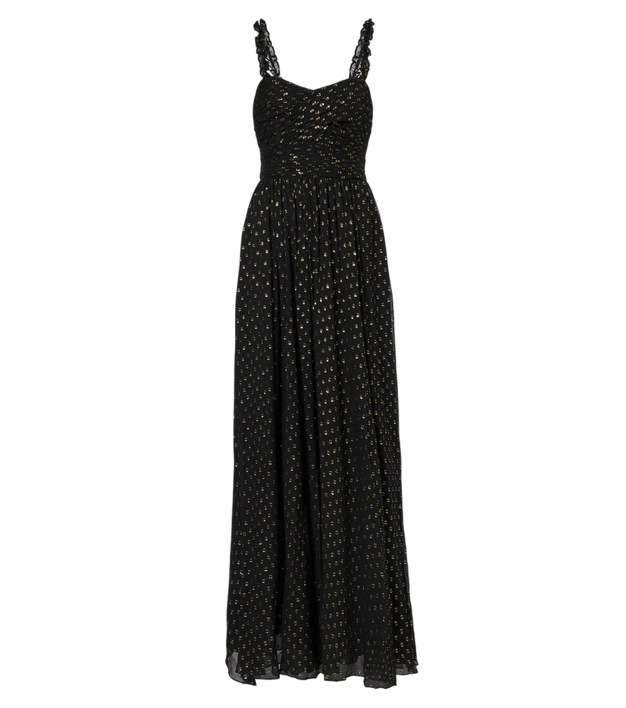 Ulla Johnson Anastasia silk-blend chiffon bustier gown