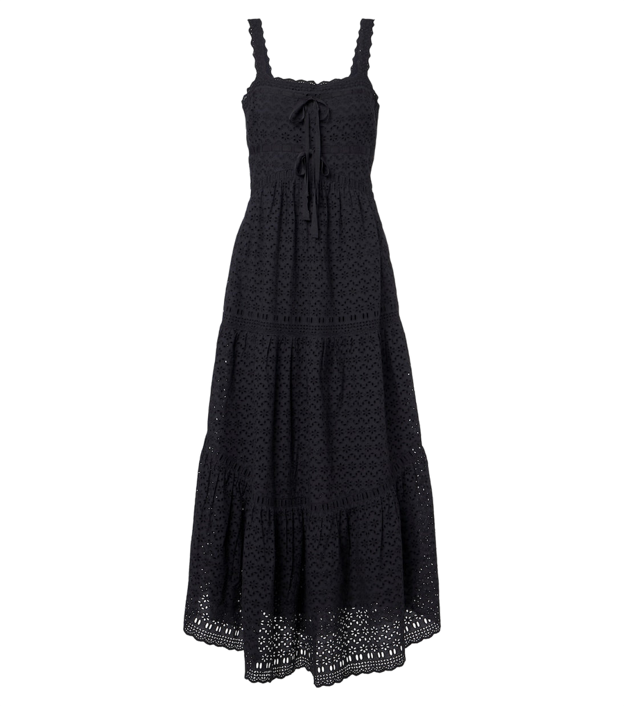 Ulla Johnson Constance broderie anglaise cotton midi dress