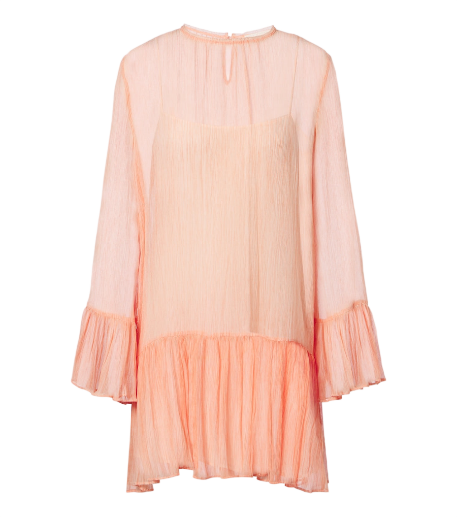 Ulla Johnson Emmeline ruffled silk chiffon minidress
