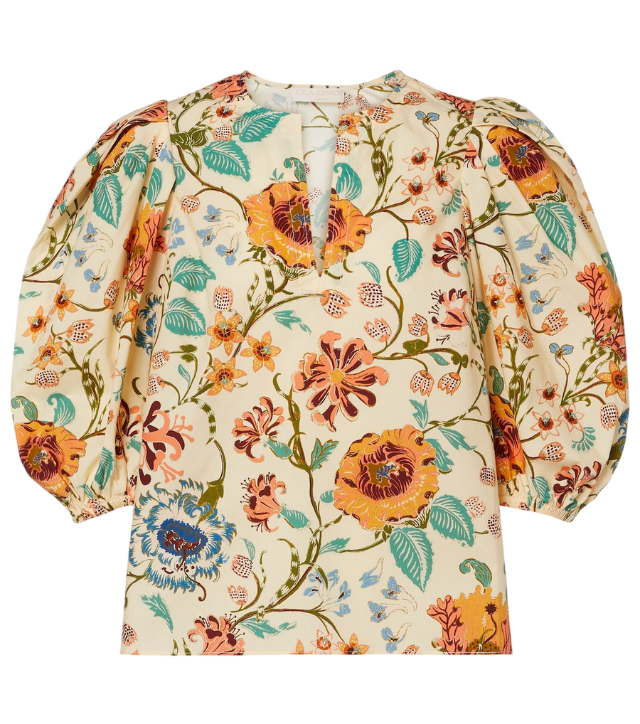 Ulla Johnson Florielle floral cotton top