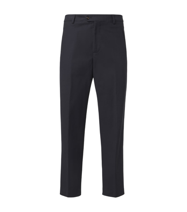 Umit Benan Matt cotton-blend straight pants