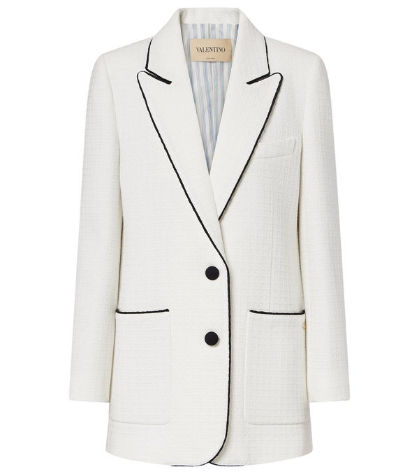 Valentino Cotton tweed jacket