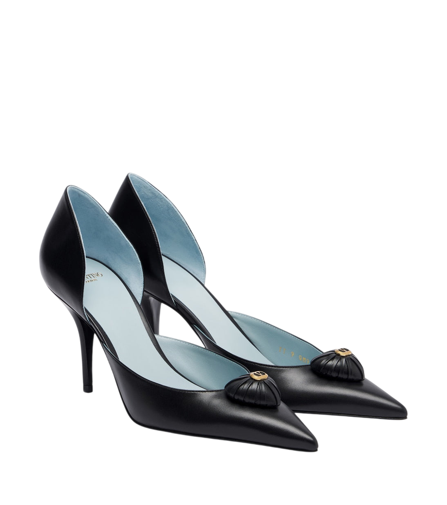 Valentino Garavani Sapatos de couro Royal Heart