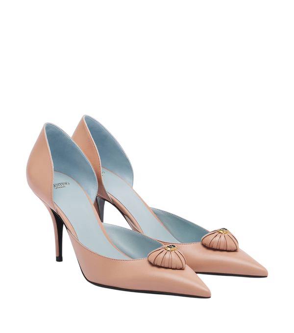 Zapatos de salón de piel Cœur Royal de Valentino Garavani