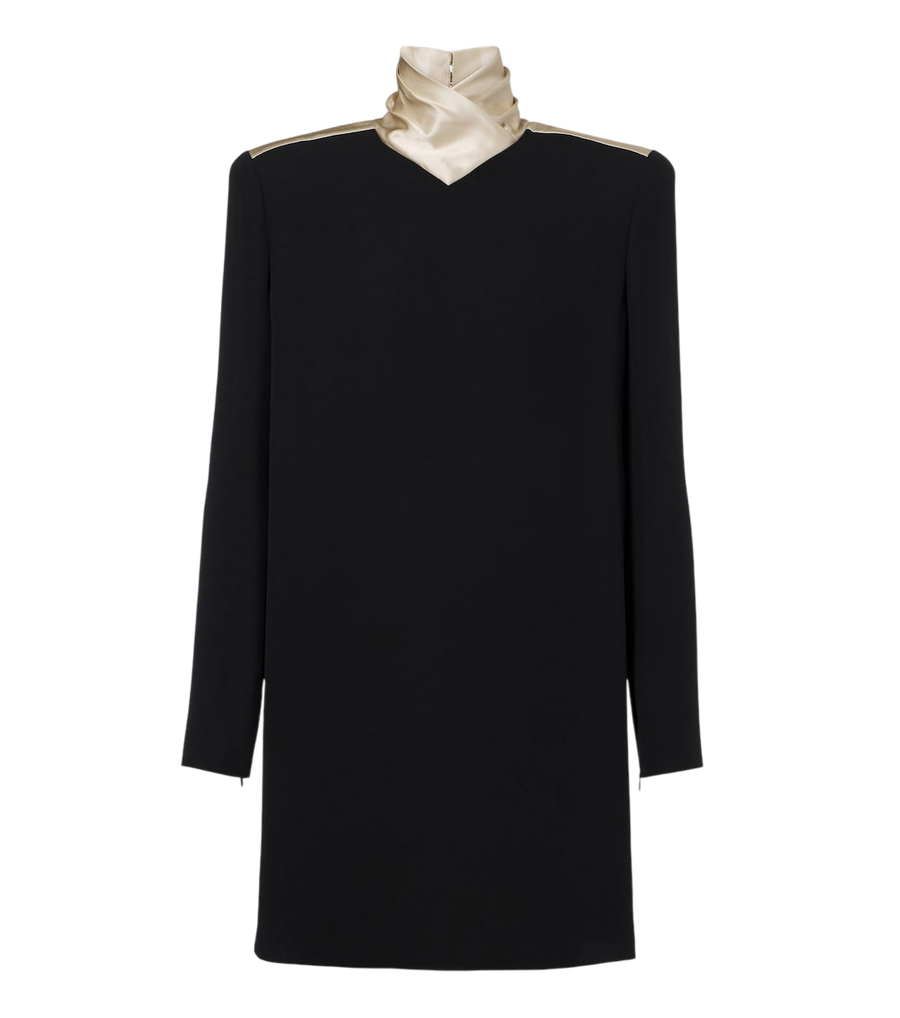 Valentino Garavani Miniabito Cady Couture con finiture in raso