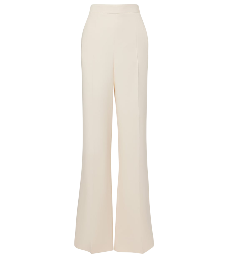 Valentino Garavani Cady Couture silk flared pants
