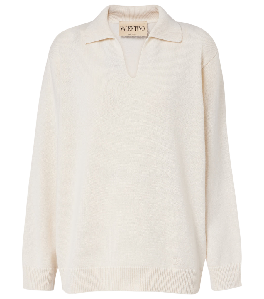 Valentino Garavani Cashmere polo sweater