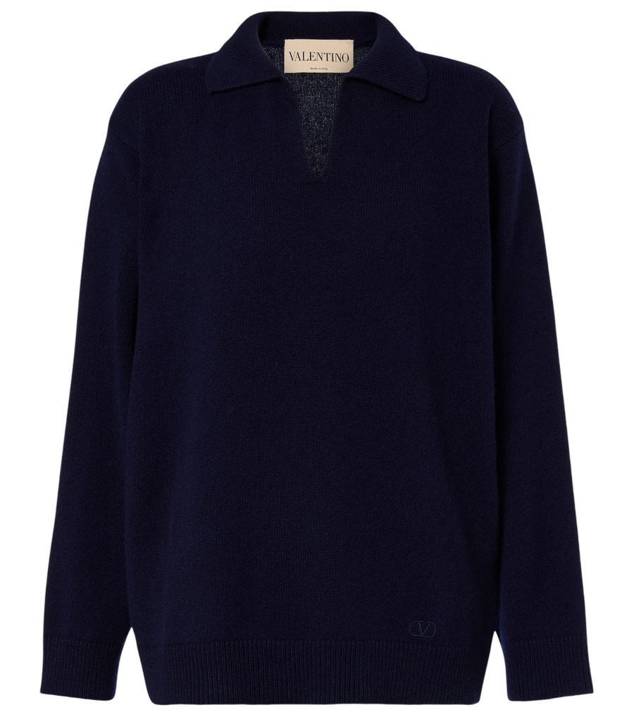 Valentino Garavani Cashmere polo sweater