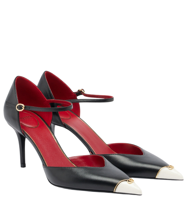Zapatos de tacón D'Orsay Heartip de piel de Valentino Garavani