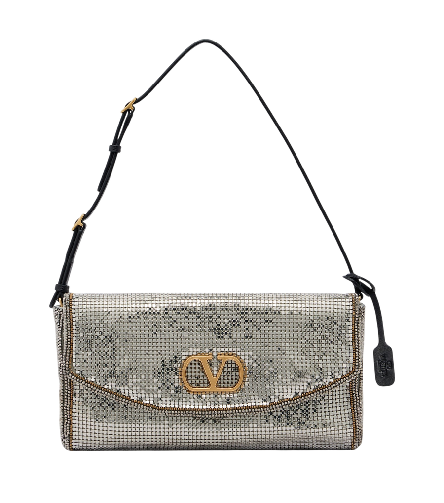 Valentino Garavani DeVain Small chainmail shoulder bag