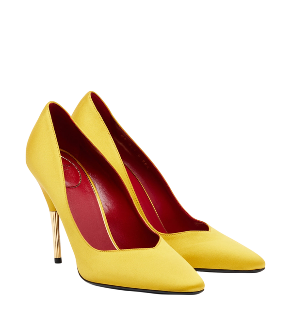 Zapatos de salón Enigme de satén de Valentino Garavani