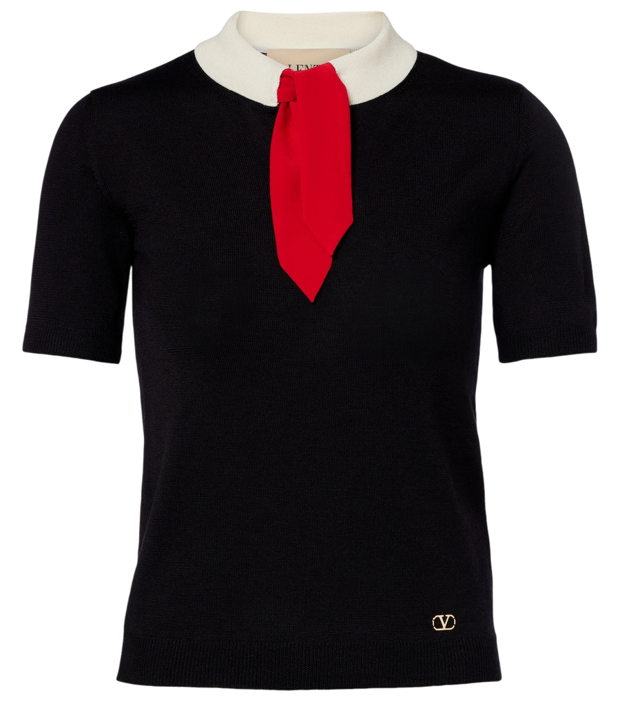 Valentino Garavani Maglia VLogo wool-blend sweater