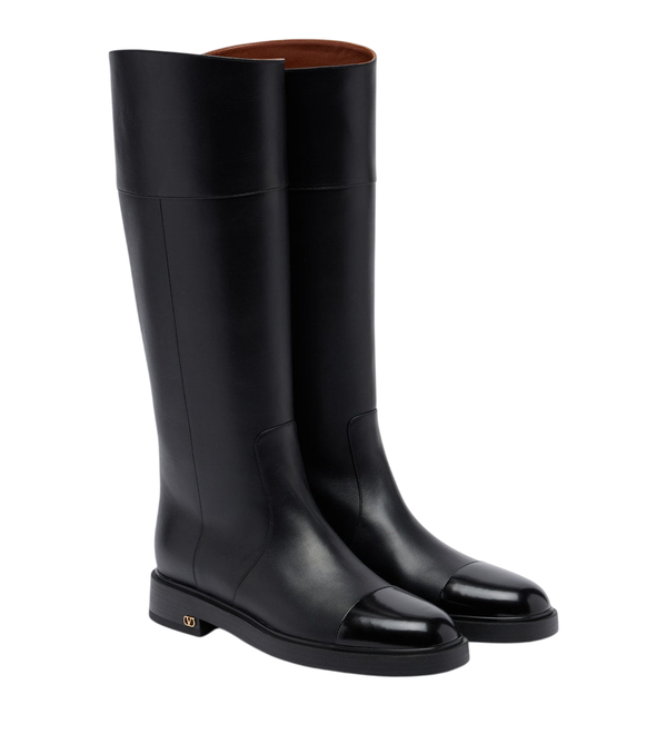 Valentino Garavani New Boot leather knee-high boots