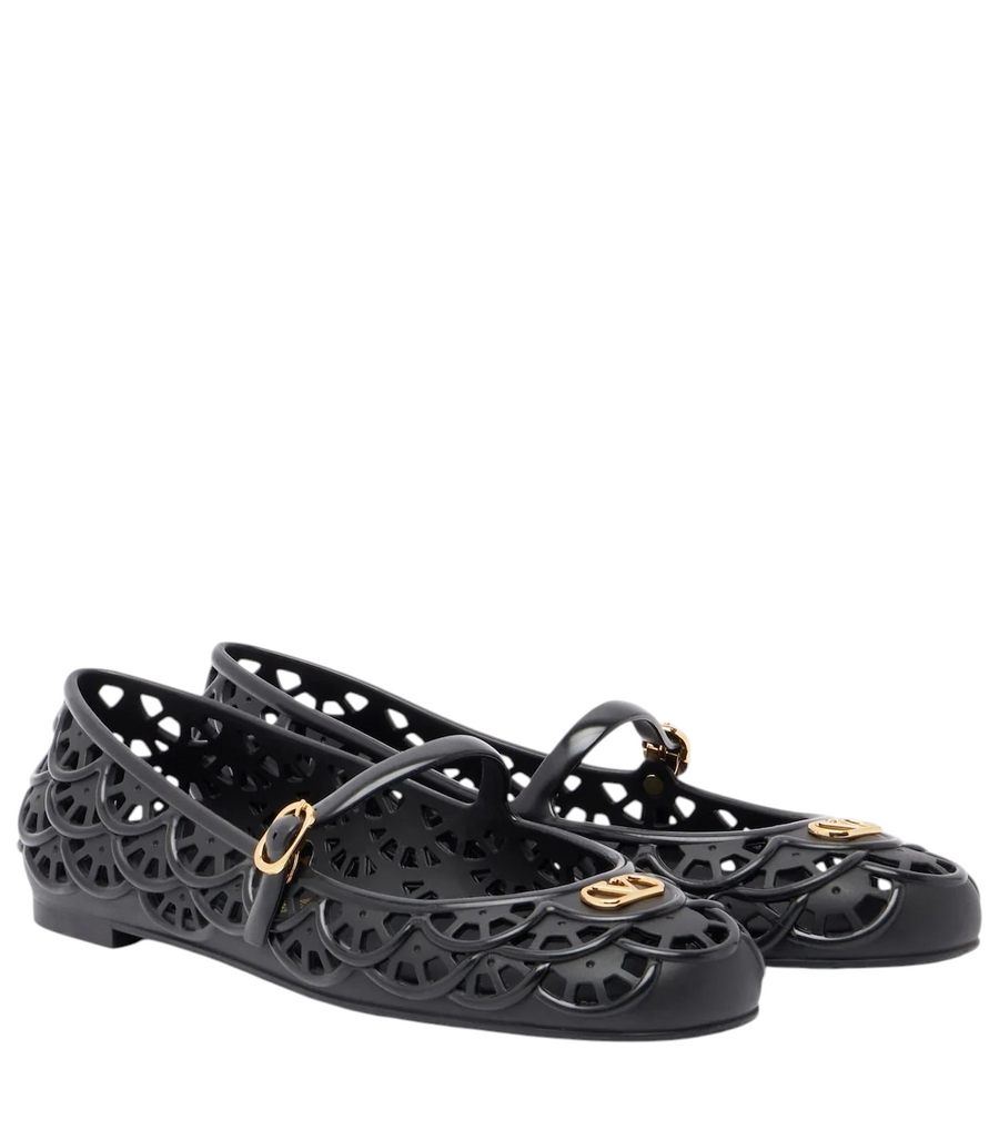Valentino Garavani Ondette VLogo Mary Jane flats