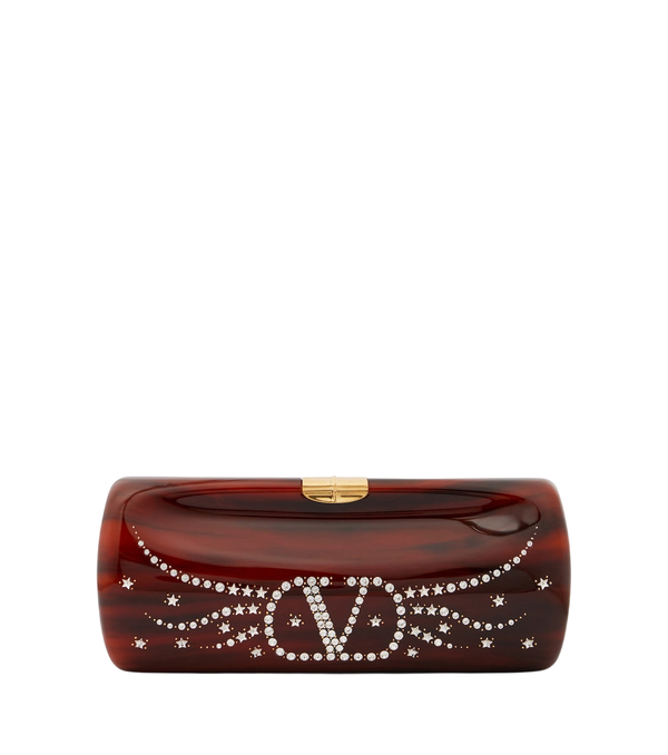 Valentino Garavani Pince VLogo embellished clutch