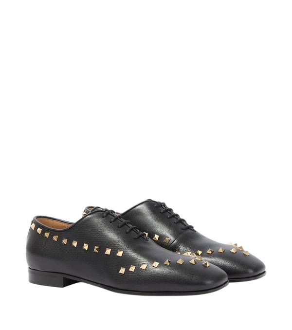 Valentino Garavani Rockstud leather Oxford shoes
