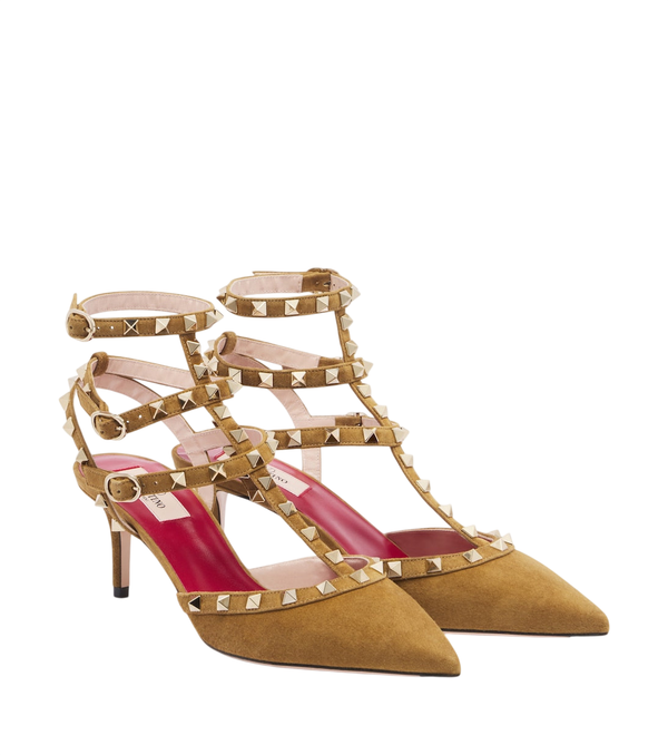 Zapatos de salón Rockstud de ante de Valentino Garavani
