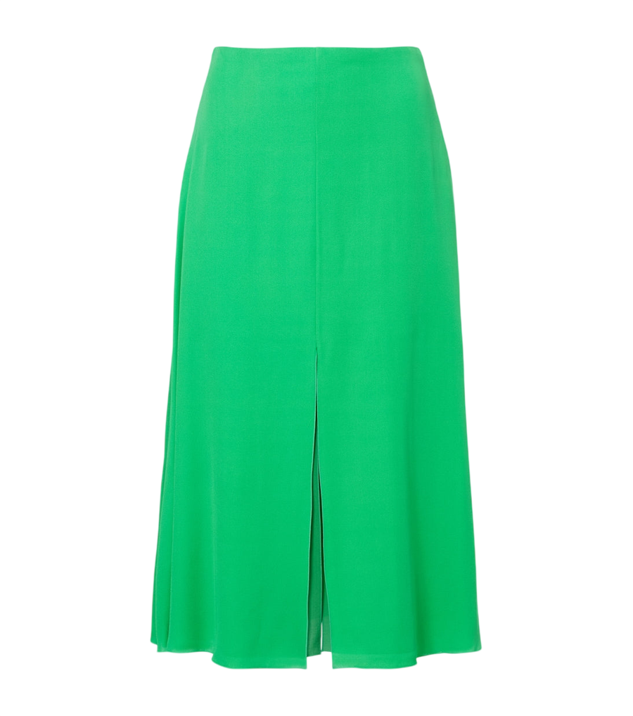 Gonna midi in georgette di seta Valentino Garavani