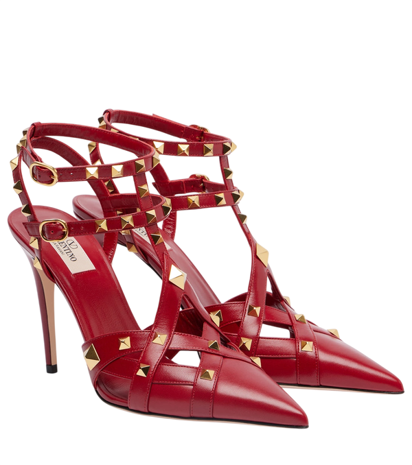 Zapatos de tacón Valentino Garavani Studdy 100 en piel