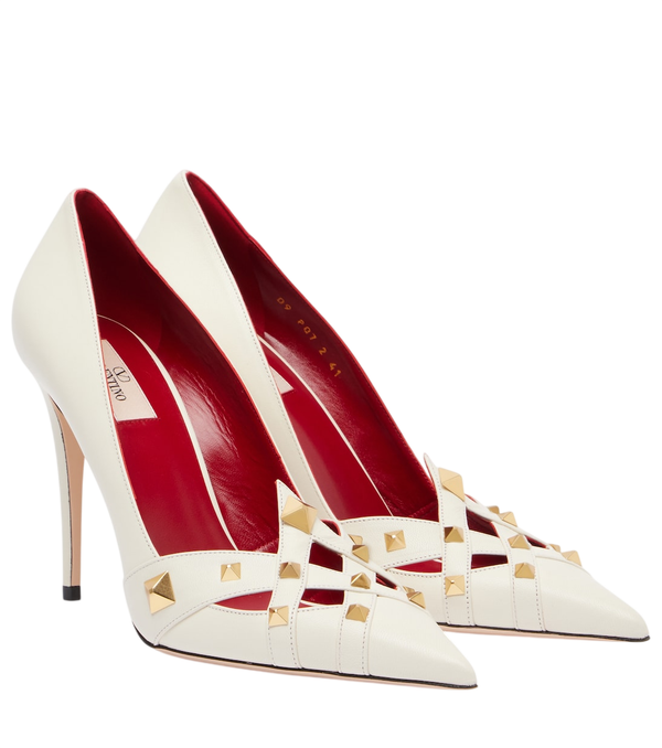 Valentino Garavani Scarpe con tacco in pelle Studdy