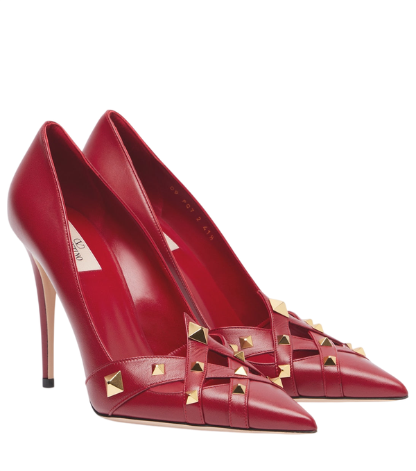 Valentino Garavani Sapatos de couro Studdy